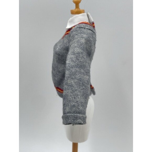 Harry Potter 10 inch Doll Clothes Accessory Gray Shirt with Collar and Tie - Picture 4 of 7